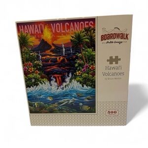 Boardwalk Hawaii Volcanoes 500 Piece Jigsaw Puzzle Bruce Martin National Park